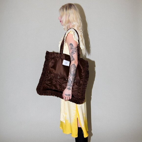 Kkco Utility Tote in Chocolate - Picture 1 of 4